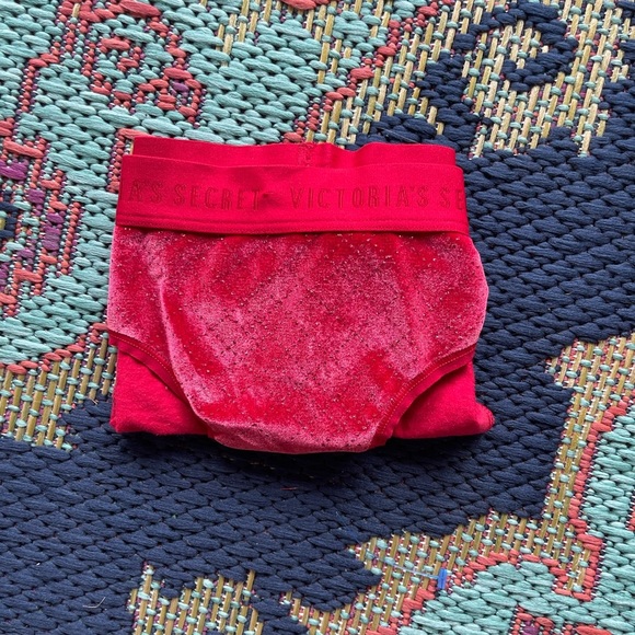 Victoria Secrets velvet Sparkle Hipster Hip hugger Panty - Picture 4 of 7
